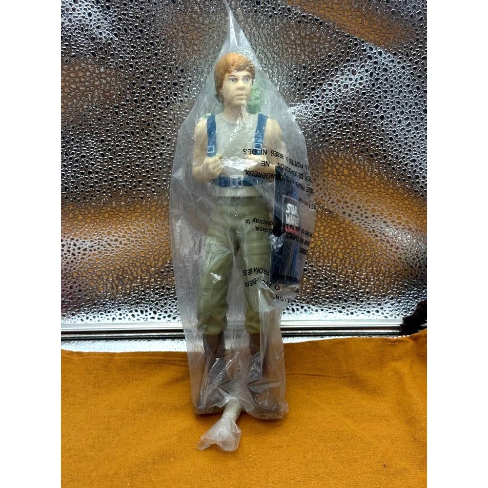VTG 1995 Star Wars Applause Luke Skywalker Yoda Figure 46040 New Bagged